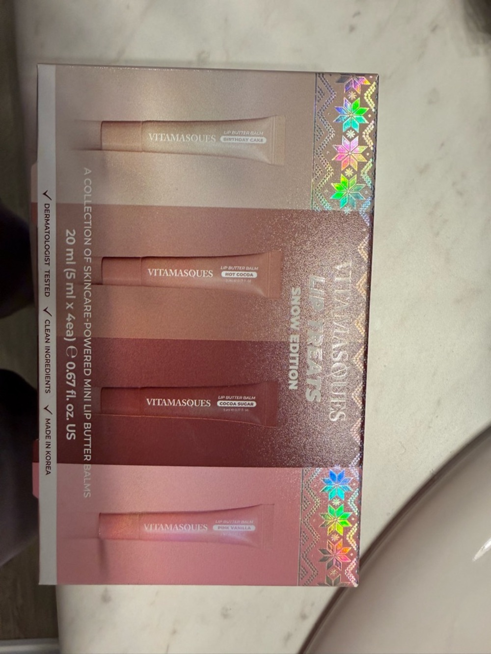 Vitamasques Mini Lip Butter Set — Pink & Brown Shades